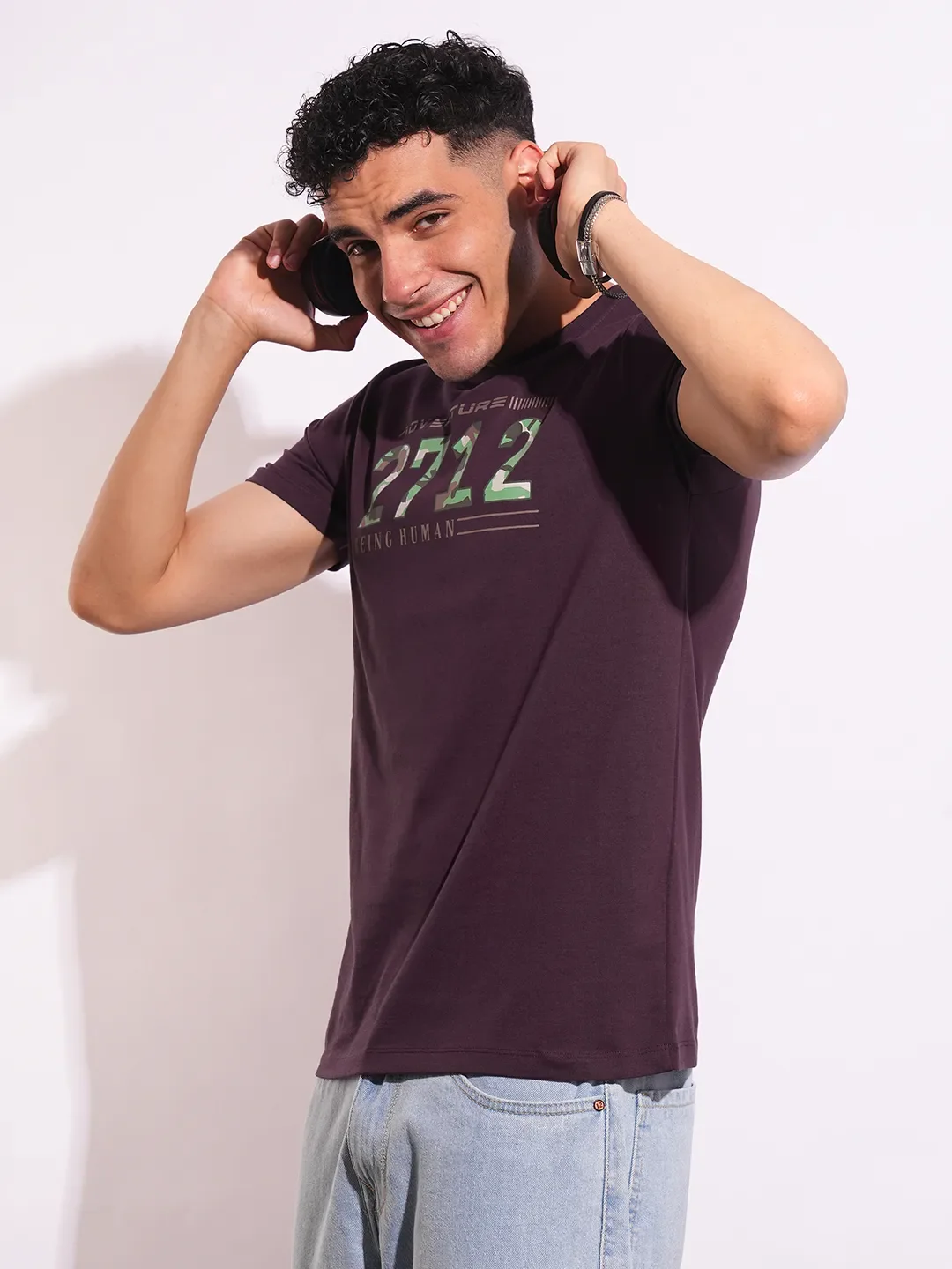 Slim Fit Men's Short Sleeves T-Shirt by Being Human Clothing - Image 6