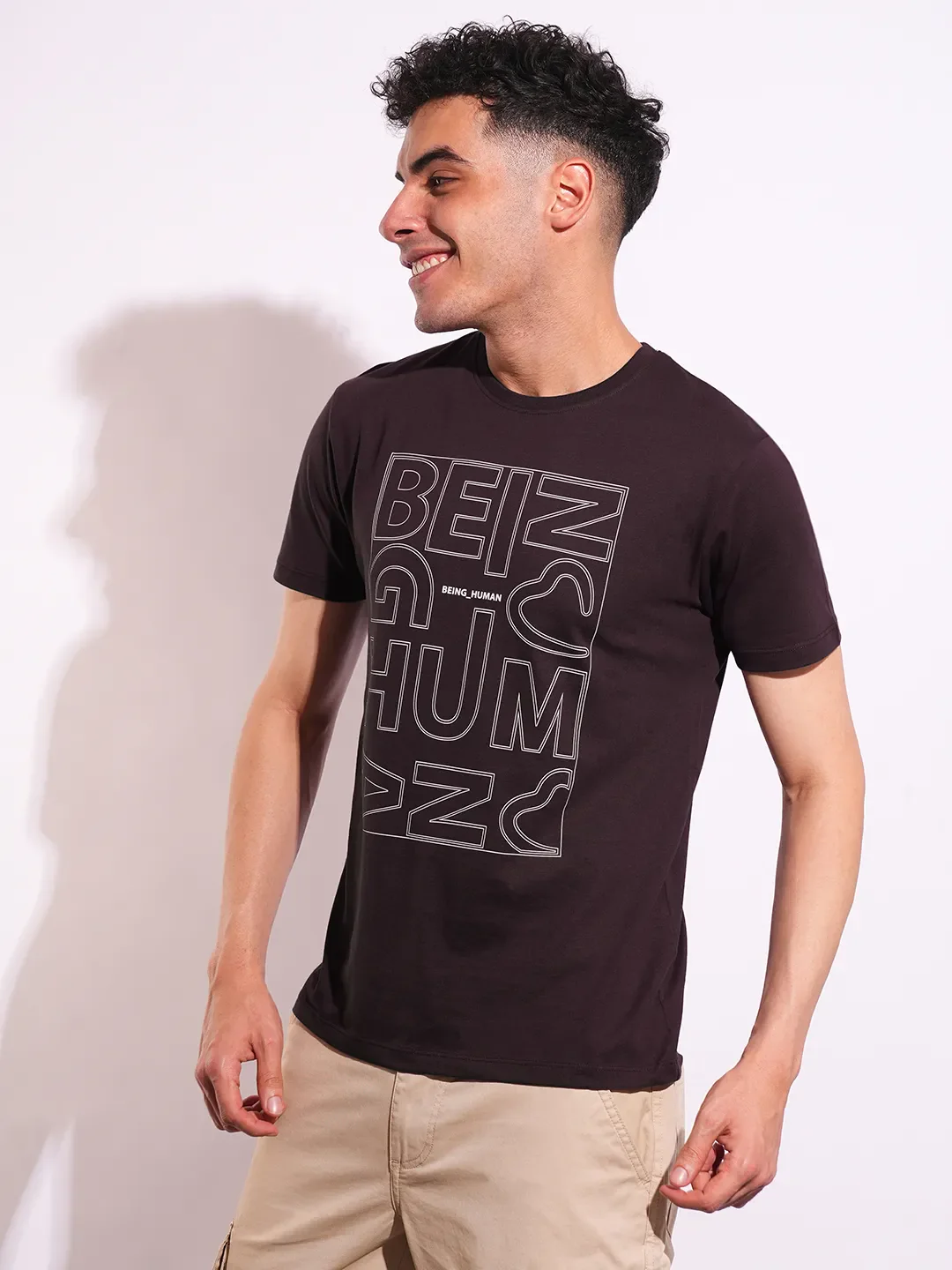 Slim Fit Men's Short Sleeves T-Shirt by Being Human Clothing - Image 2