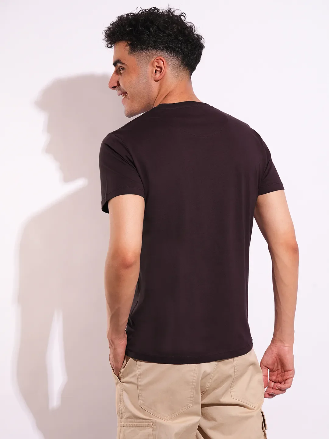 Slim Fit Men's Short Sleeves T-Shirt by Being Human Clothing - Image 3