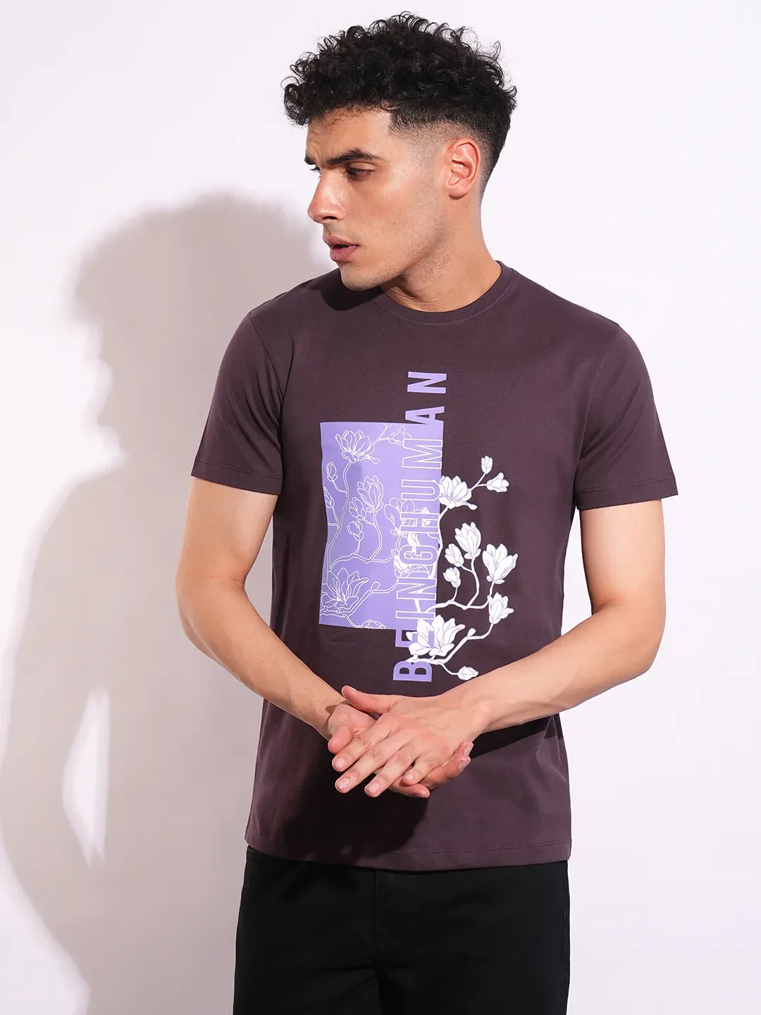 Slim Fit Men's Short Sleeves T-Shirt by Being Human Clothing