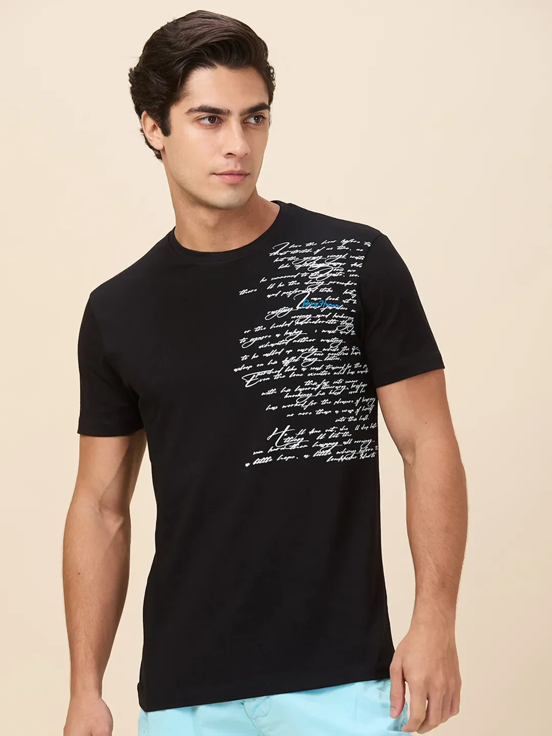 Slim Fit Men's Short Sleeves T-Shirt by Being Human Clothing