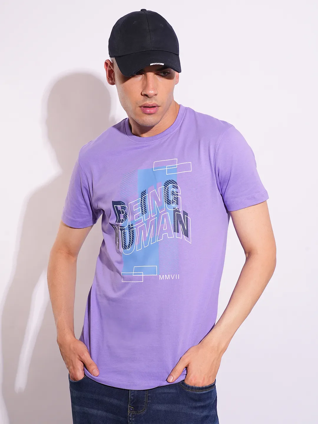 Slim Fit Men's Short Sleeves T-Shirt by Being Human Clothing - Image 6
