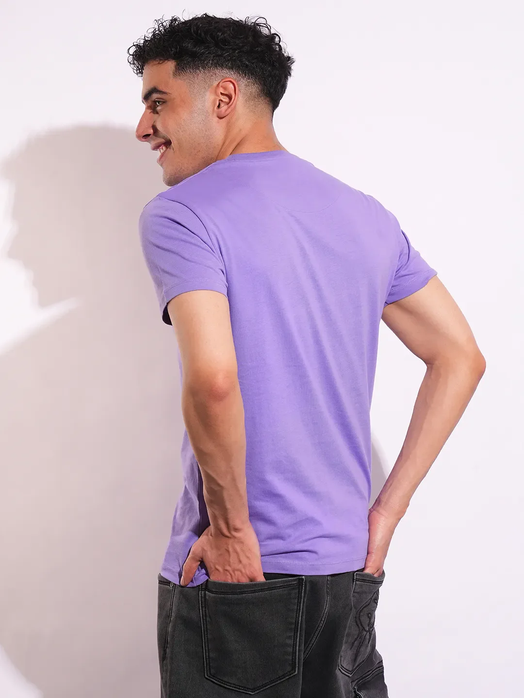Slim Fit Men's Short Sleeves T-Shirt by Being Human Clothing - Image 3