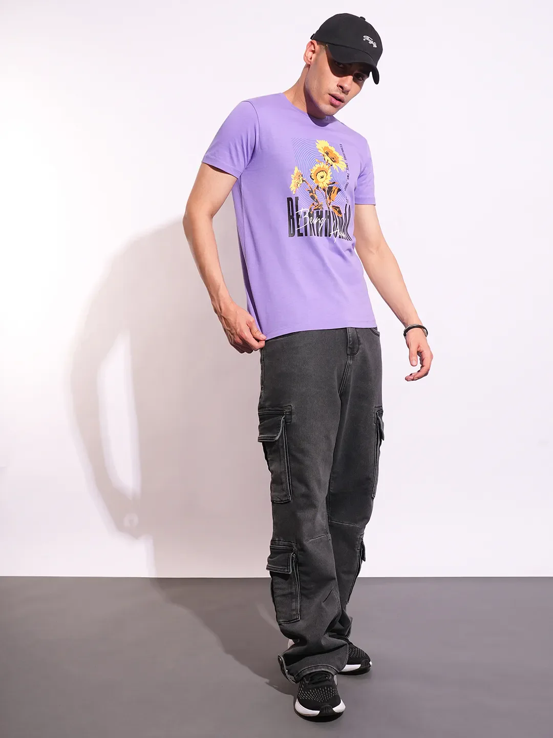 Slim Fit Men's Short Sleeves T-Shirt by Being Human Clothing - Image 4