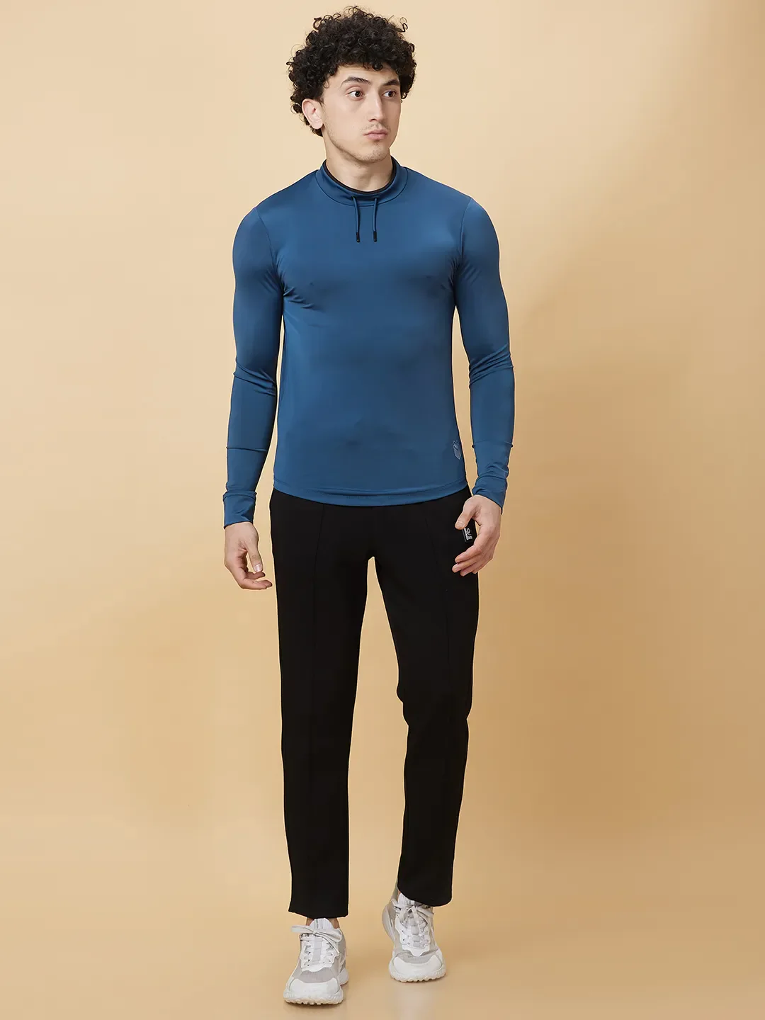 Sea Port Regular Fit High Neck Men's T-Shirt by Being Human Clothing - Image 2