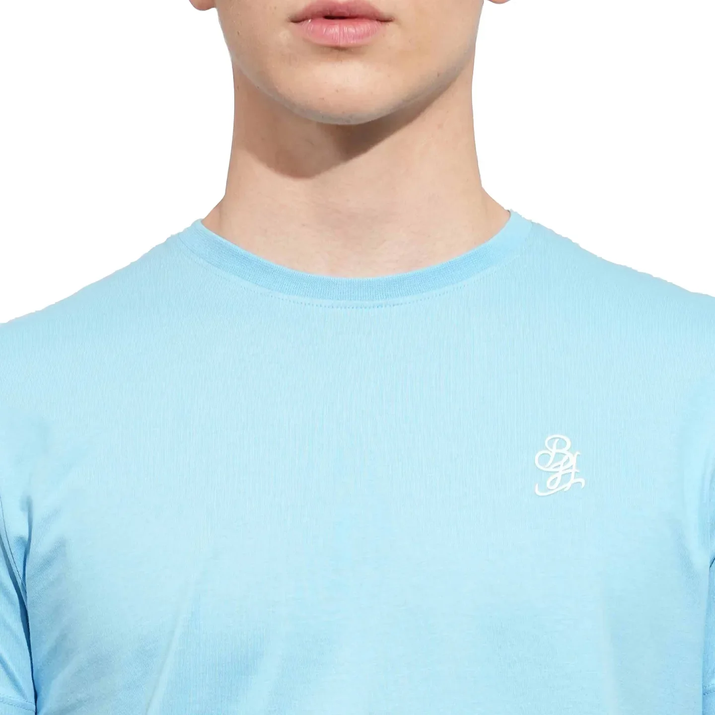 Blue Regular Fit Men's Short Sleeves T-Shirt by Being Human Clothing - Image 5