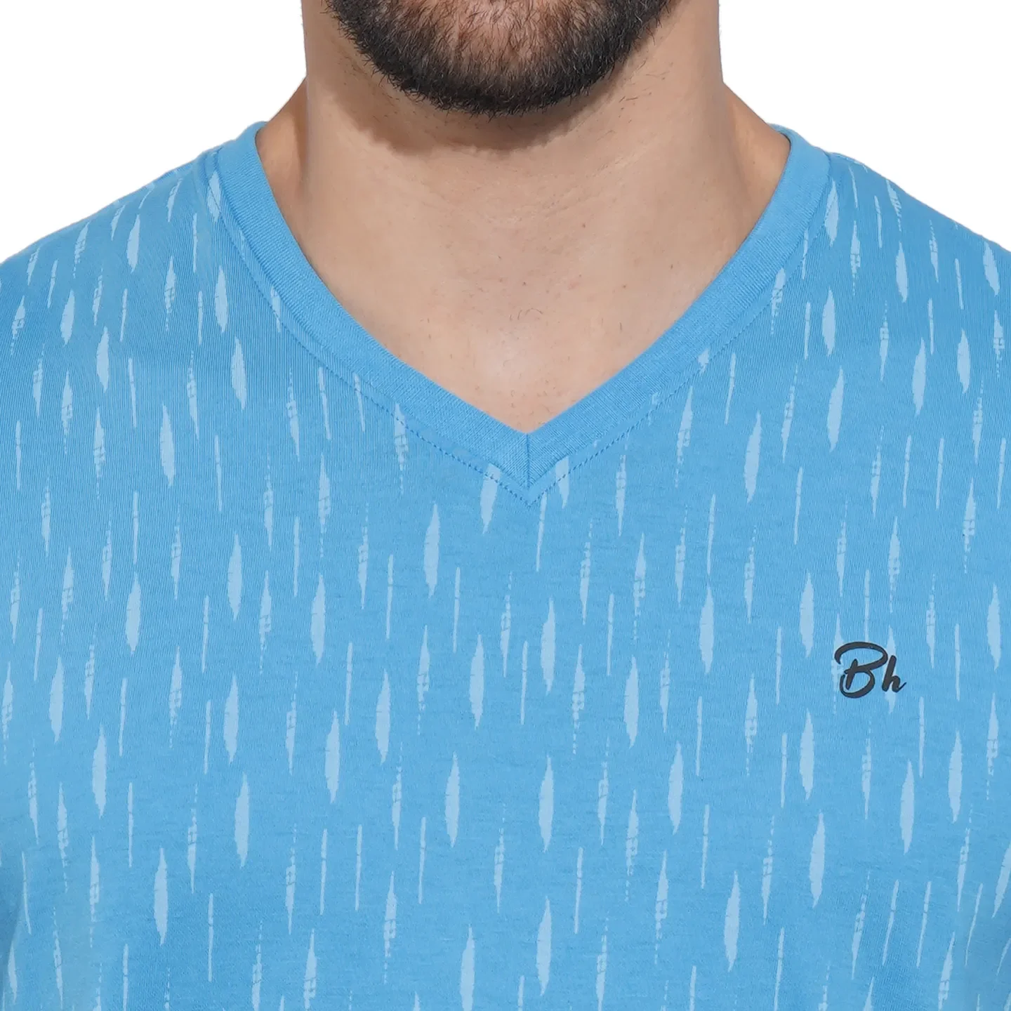 Blue Regular Fit Men's T-Shirt by Being Human Clothing - Image 5