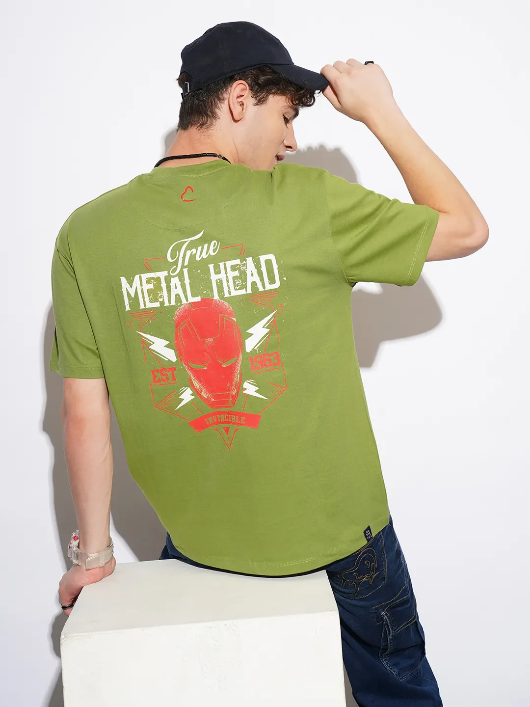 Avengers Turtle Green Easy Fit Round Neck Men's T-Shirt by Being Human Clothing - Image 6