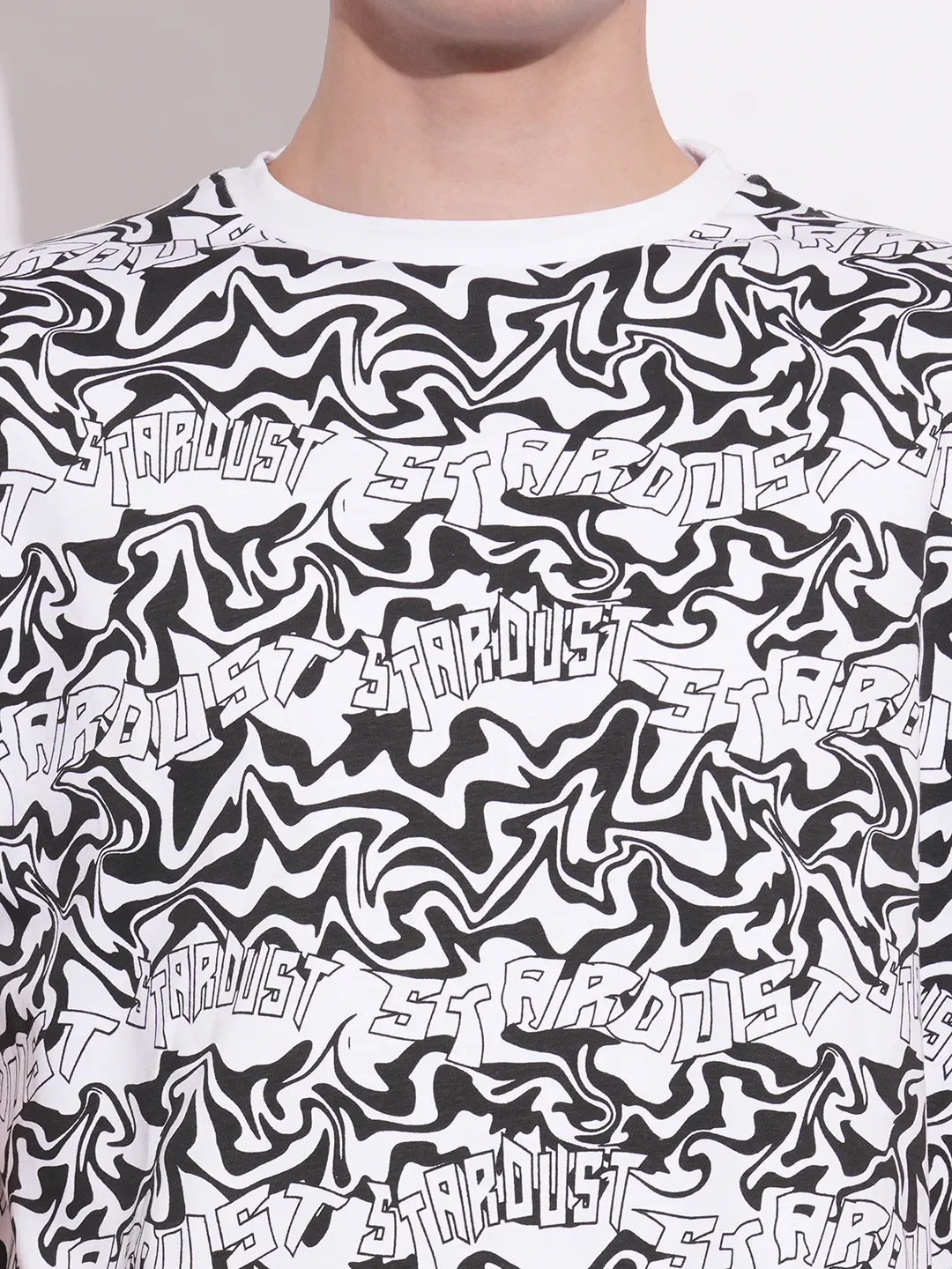 White Easy Fit Round Neck Men's T-Shirt by Being Human Clothing - Image 5