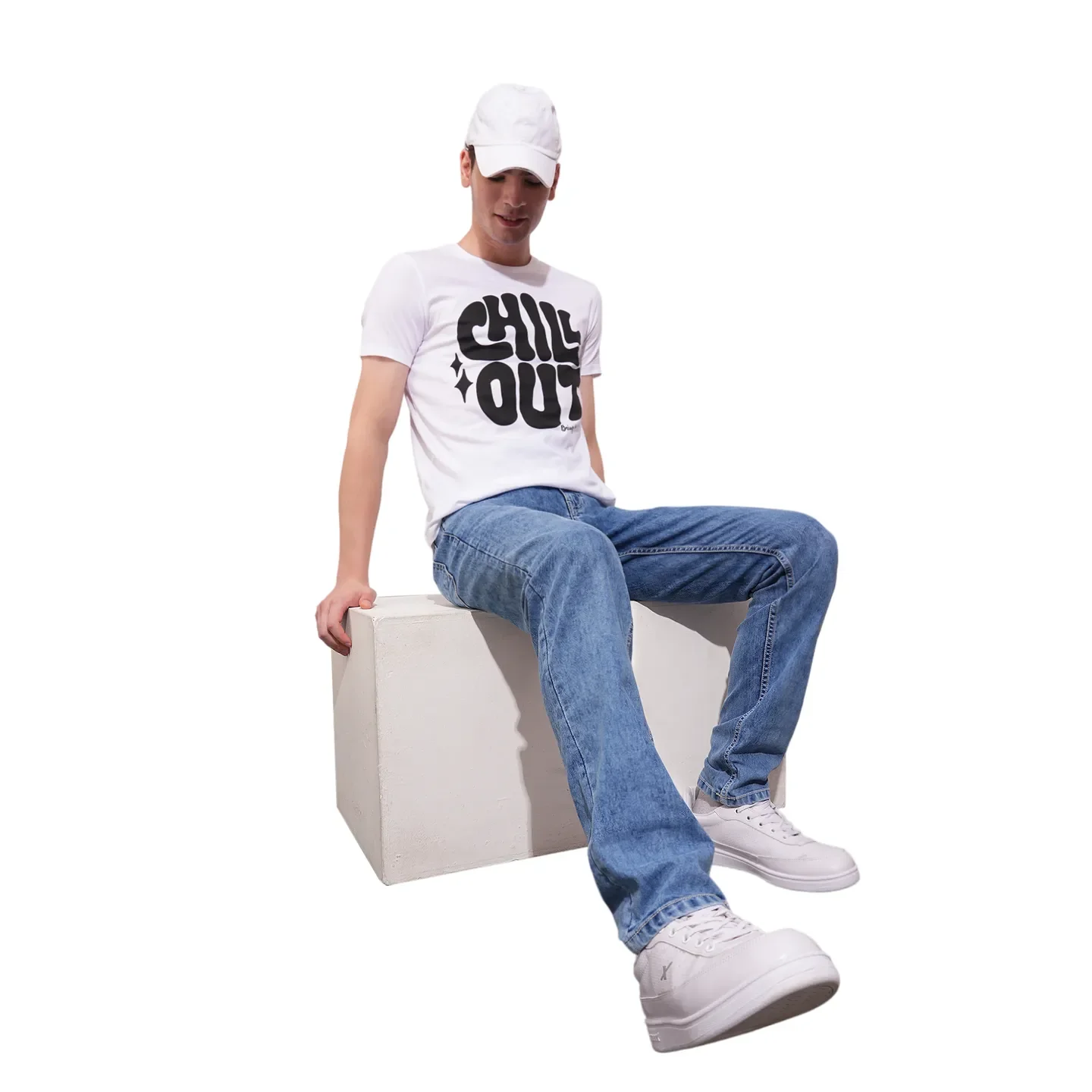 White Regular Fit Men's Short Sleeves T-Shirt by Being Human Clothing - Image 4