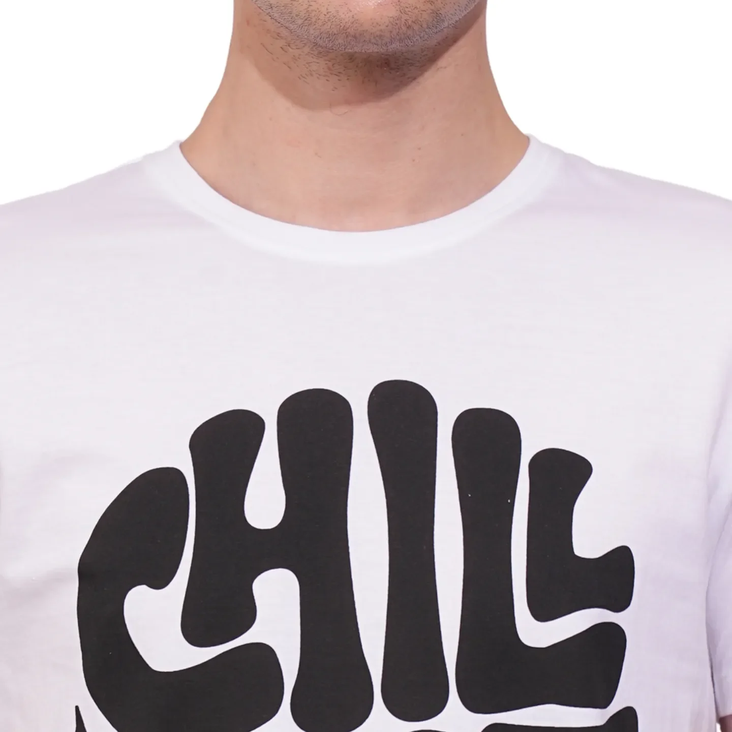 White Regular Fit Men's Short Sleeves T-Shirt by Being Human Clothing - Image 5