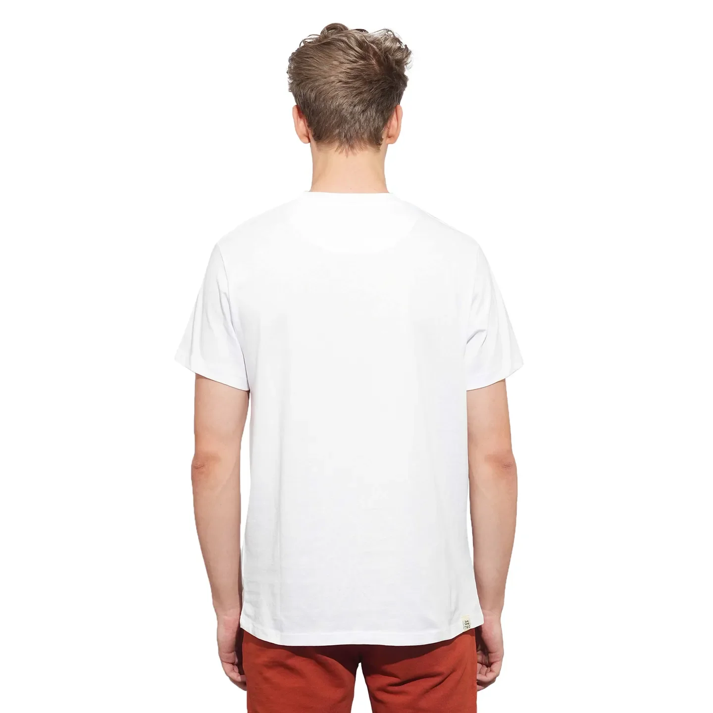 White Regular Fit Men's Short Sleeves T-Shirt by Being Human Clothing - Image 3