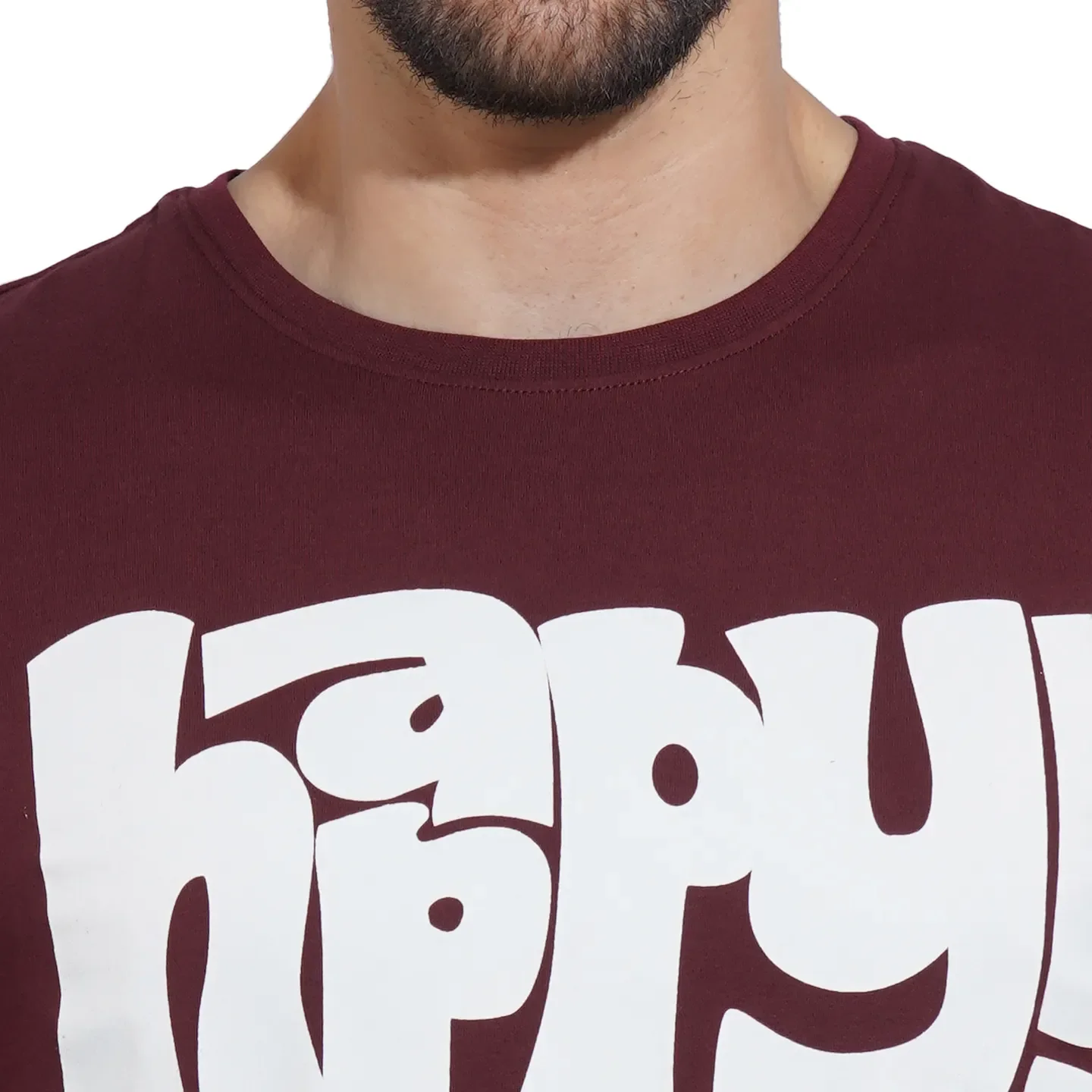 Wine Regular Fit Men's Short Sleeves T-Shirt by Being Human Clothing - Image 5