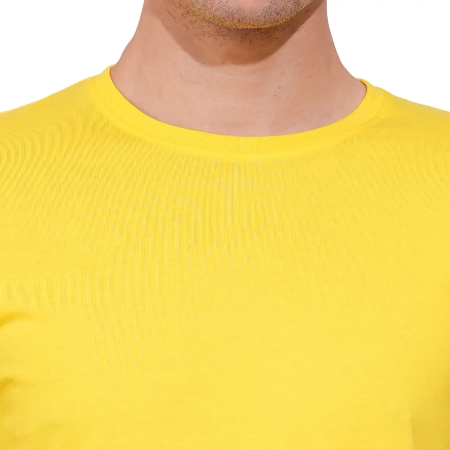 Yellow Regular Fit Men's Short Sleeves T-Shirt by Being Human Clothing - Image 5