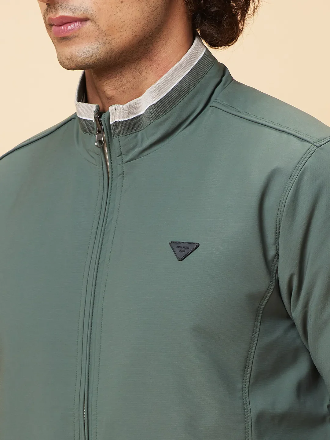 Green Regular Fit Long Sleeves Men's Jacket by Being Human Clothing - Image 5