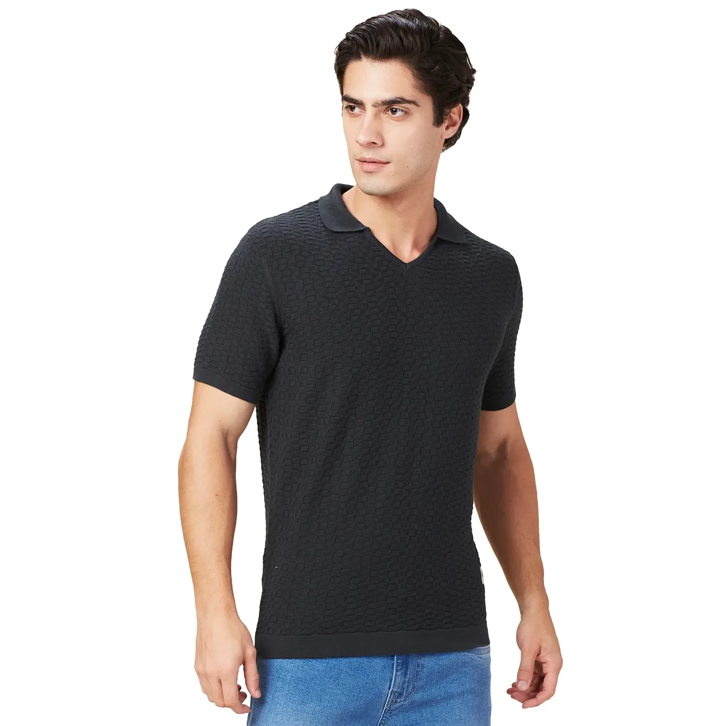 Dark Green Regular Fit Men's Polo T-Shirt by Being Human Clothing