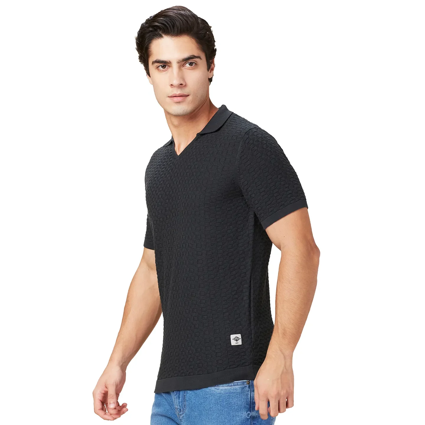 Dark Green Regular Fit Men's Polo T-Shirt by Being Human Clothing - Image 4