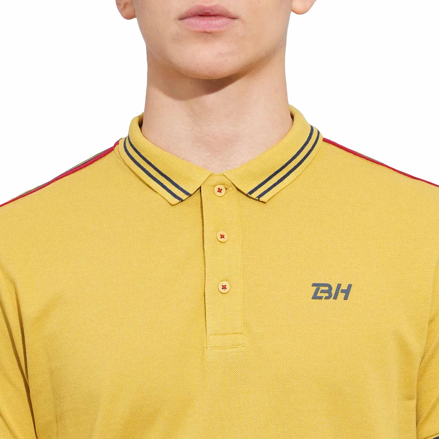 Khaki Regular Fit Men's Polo T-Shirt by Being Human Clothing - Image 5