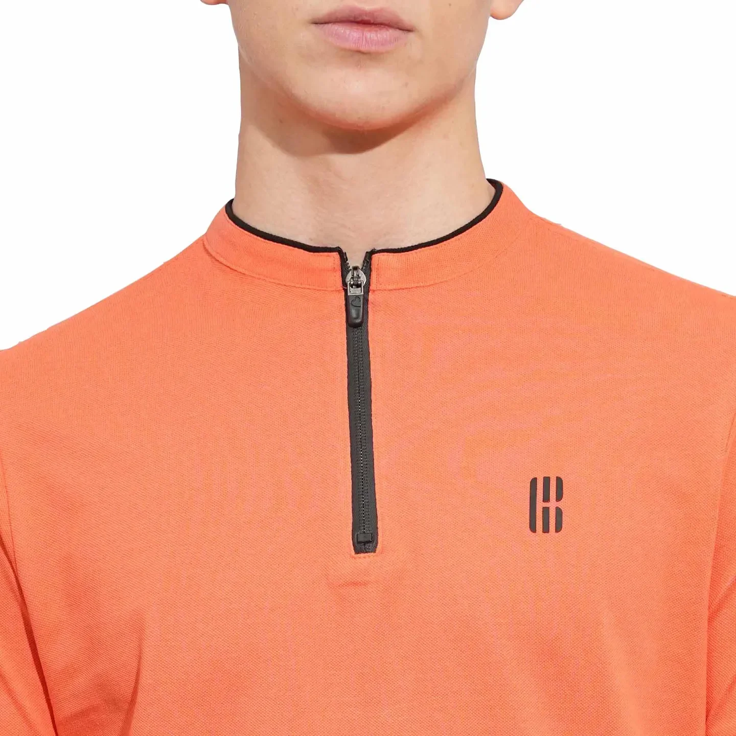 Orange Regular Fit Men's Polo T-Shirt by Being Human Clothing - Image 5