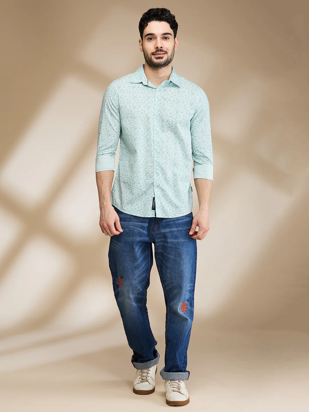 Pista Slim Fit Regular Collar Men's Shirt by Being Human Clothing - Image 2