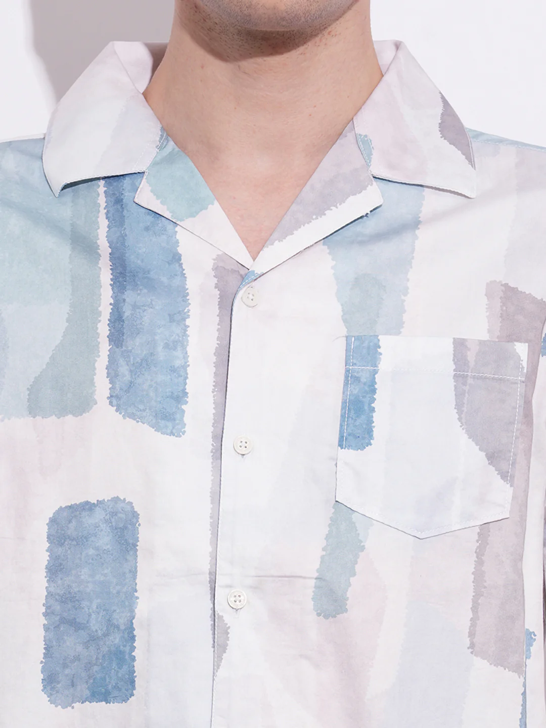 White Easy Fit Regular Collar Men's Shirt by Being Human Clothing - Image 4
