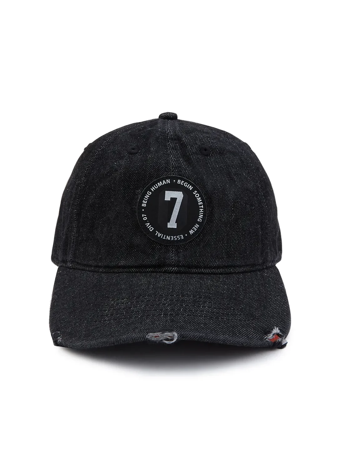 Black Unisex Cap by Being Human Clothing