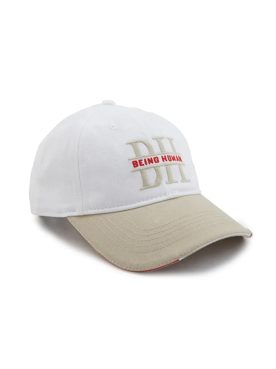 White Unisex Cap by Being Human Clothing - Image 2