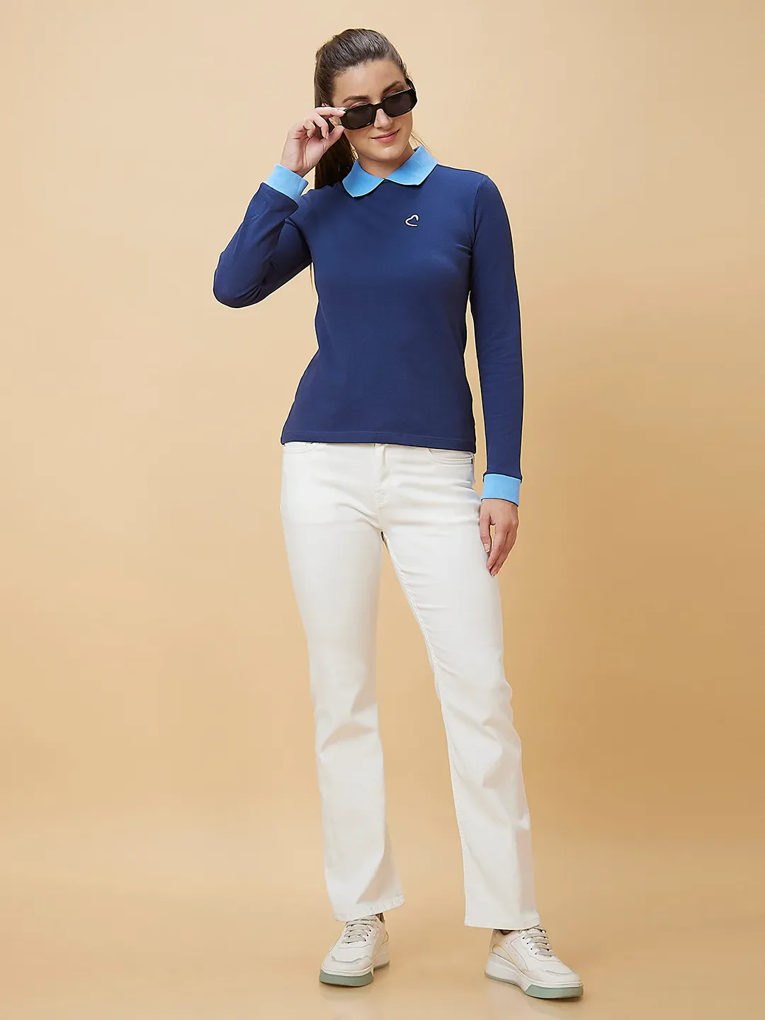 White Boot Cut Women's Denim By Being Human Clothing - Image 6