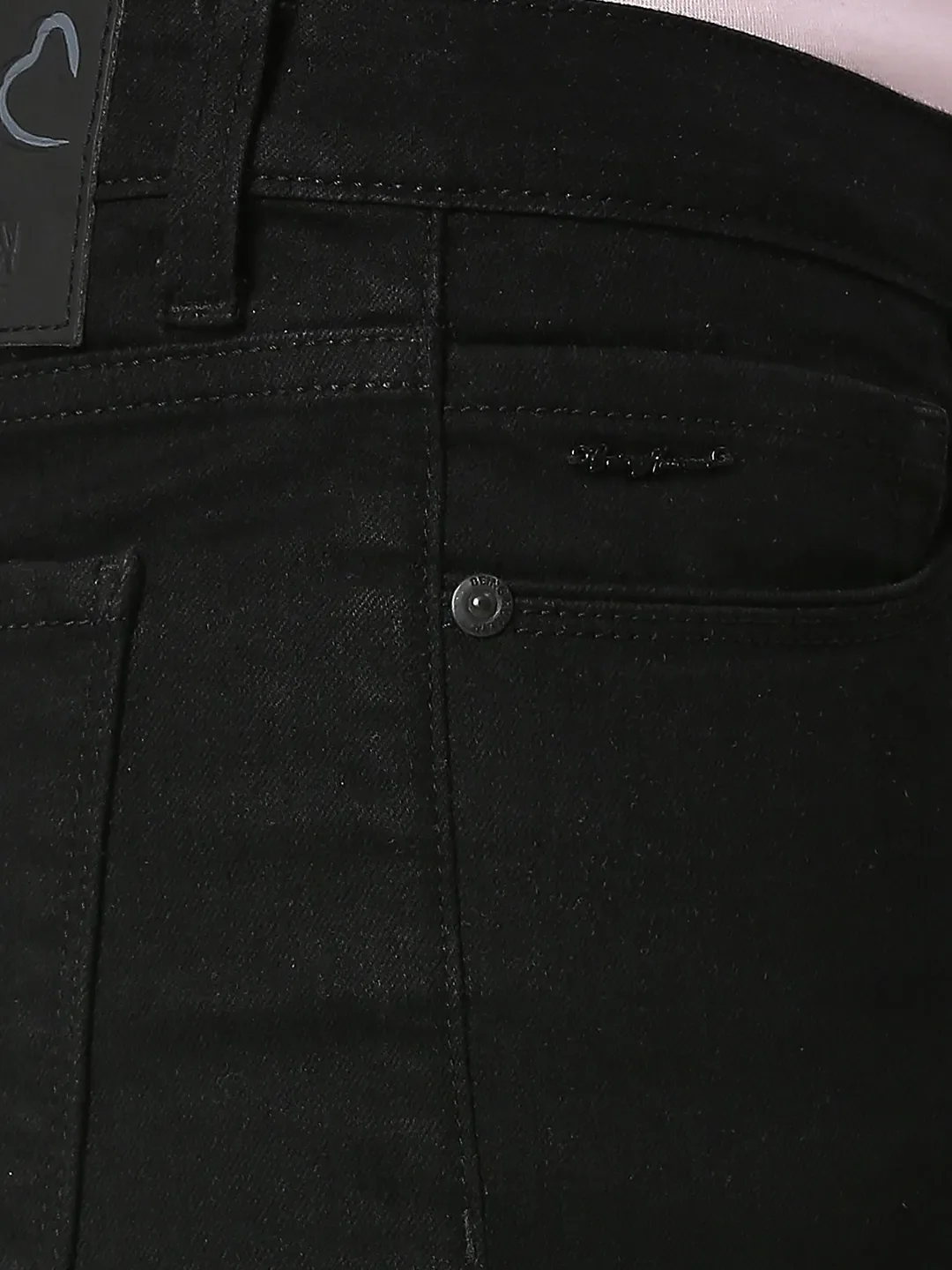 Black Mid Rise Boot Cut Women's Denim By Being Human Clothing - Image 3