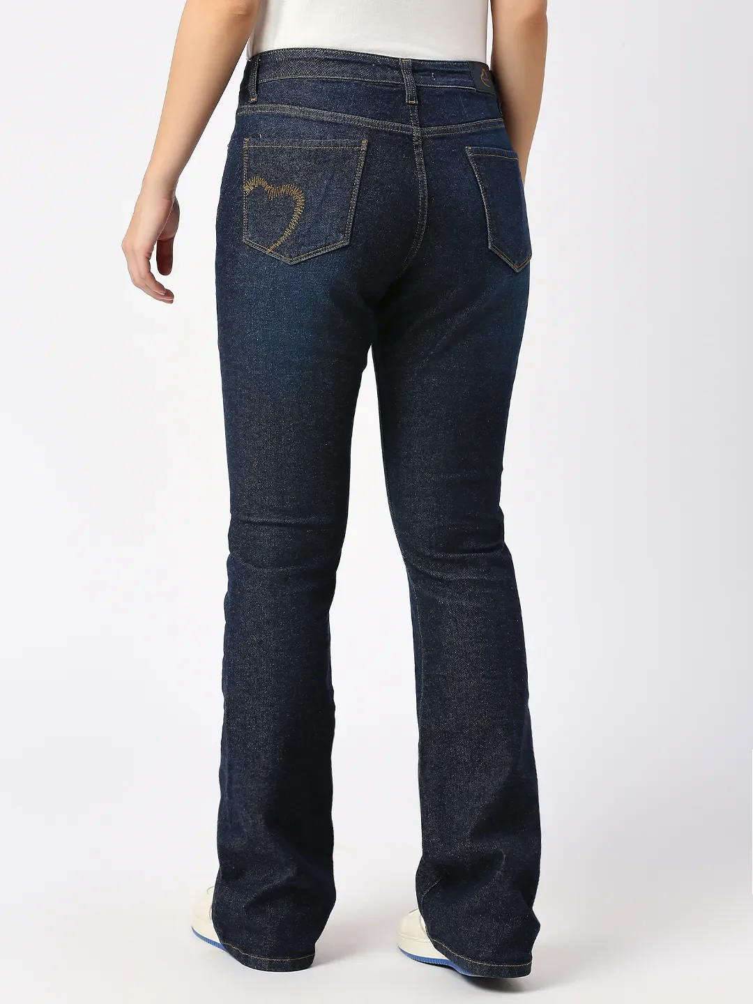 Blue Boot Cut Fit Women's Denims by Being Human Clothing - Image 5