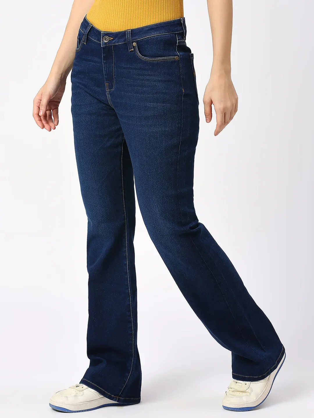 Indigo Boot Cut Fit Women's Denims by Being Human Clothing - Image 2