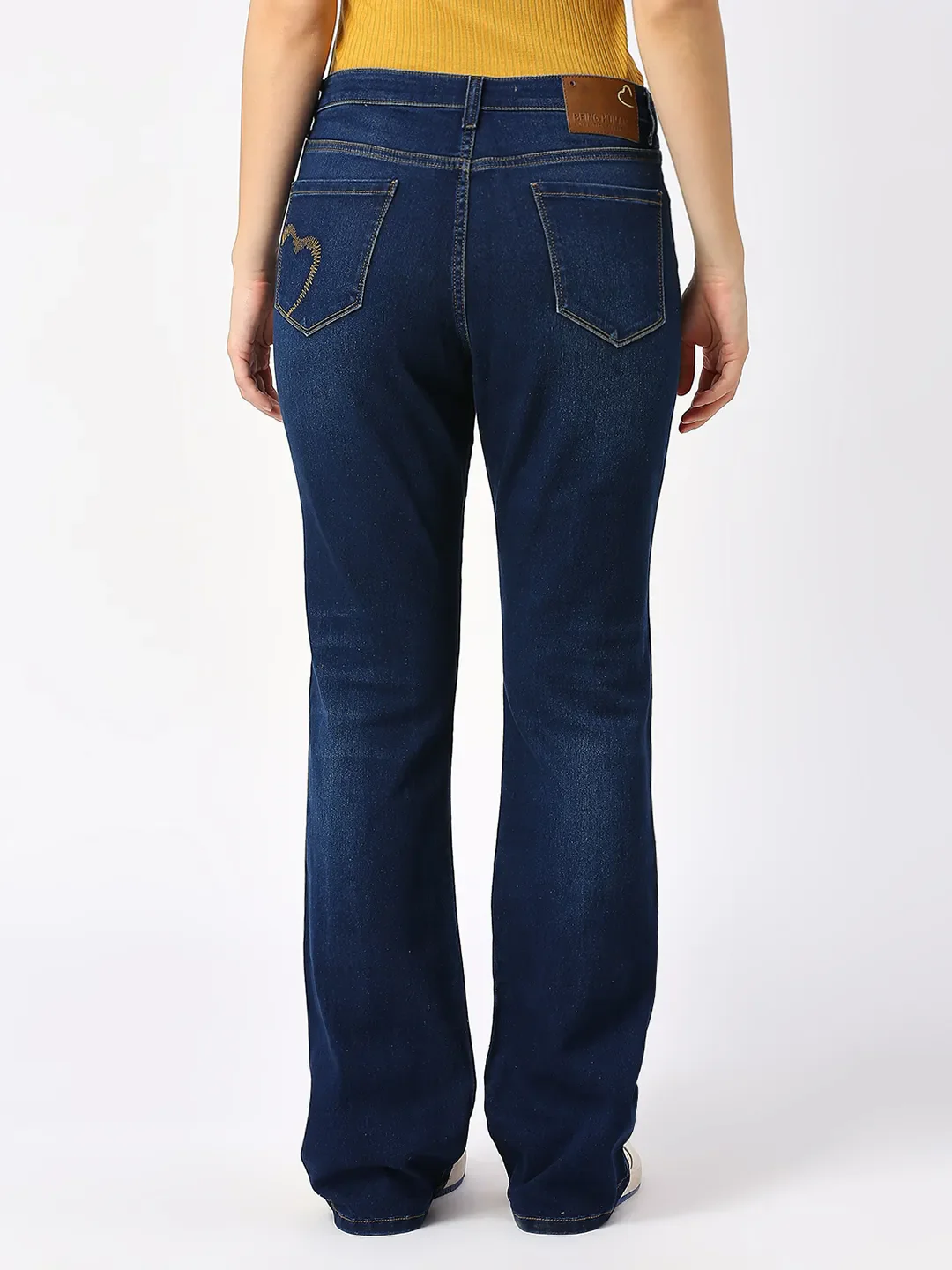 Indigo Boot Cut Fit Women's Denims by Being Human Clothing - Image 4