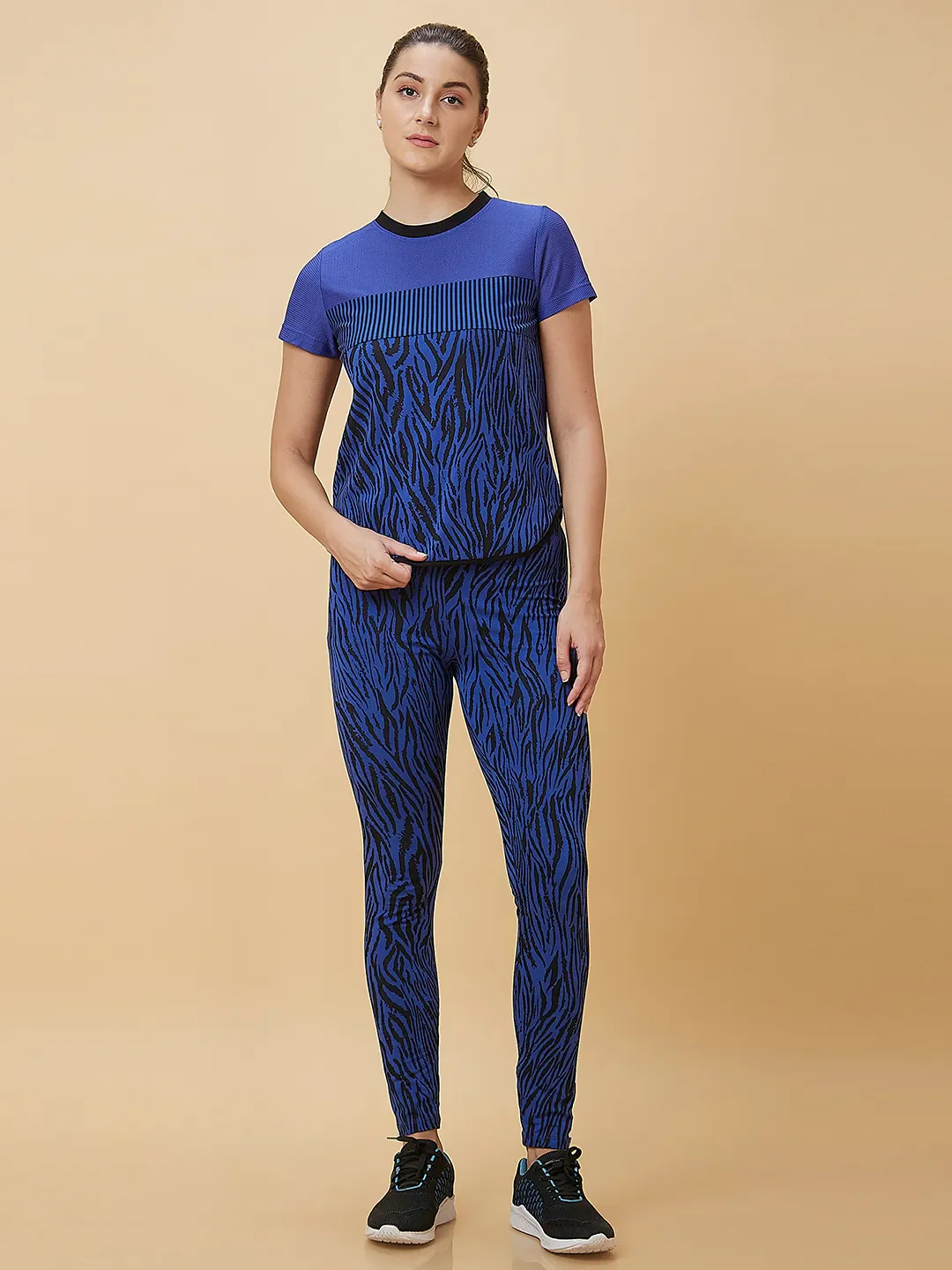 Cobalt Short Sleeve Women's T-Shirt By Being Human Clothing - Image 2