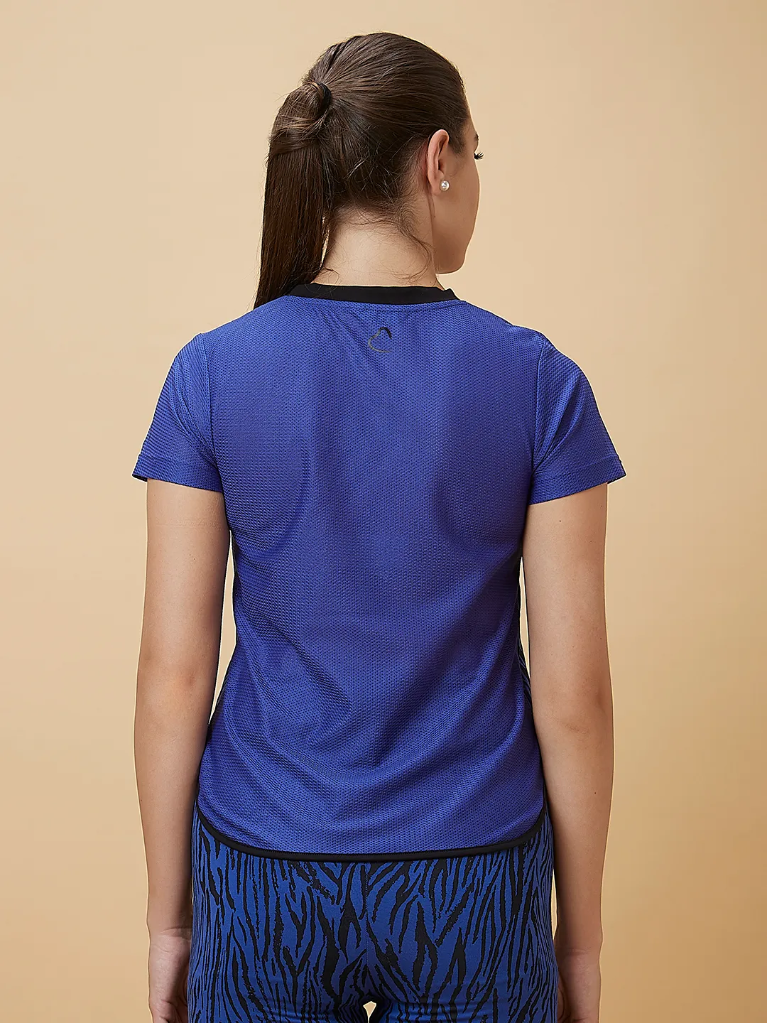 Cobalt Short Sleeve Women's T-Shirt By Being Human Clothing - Image 3