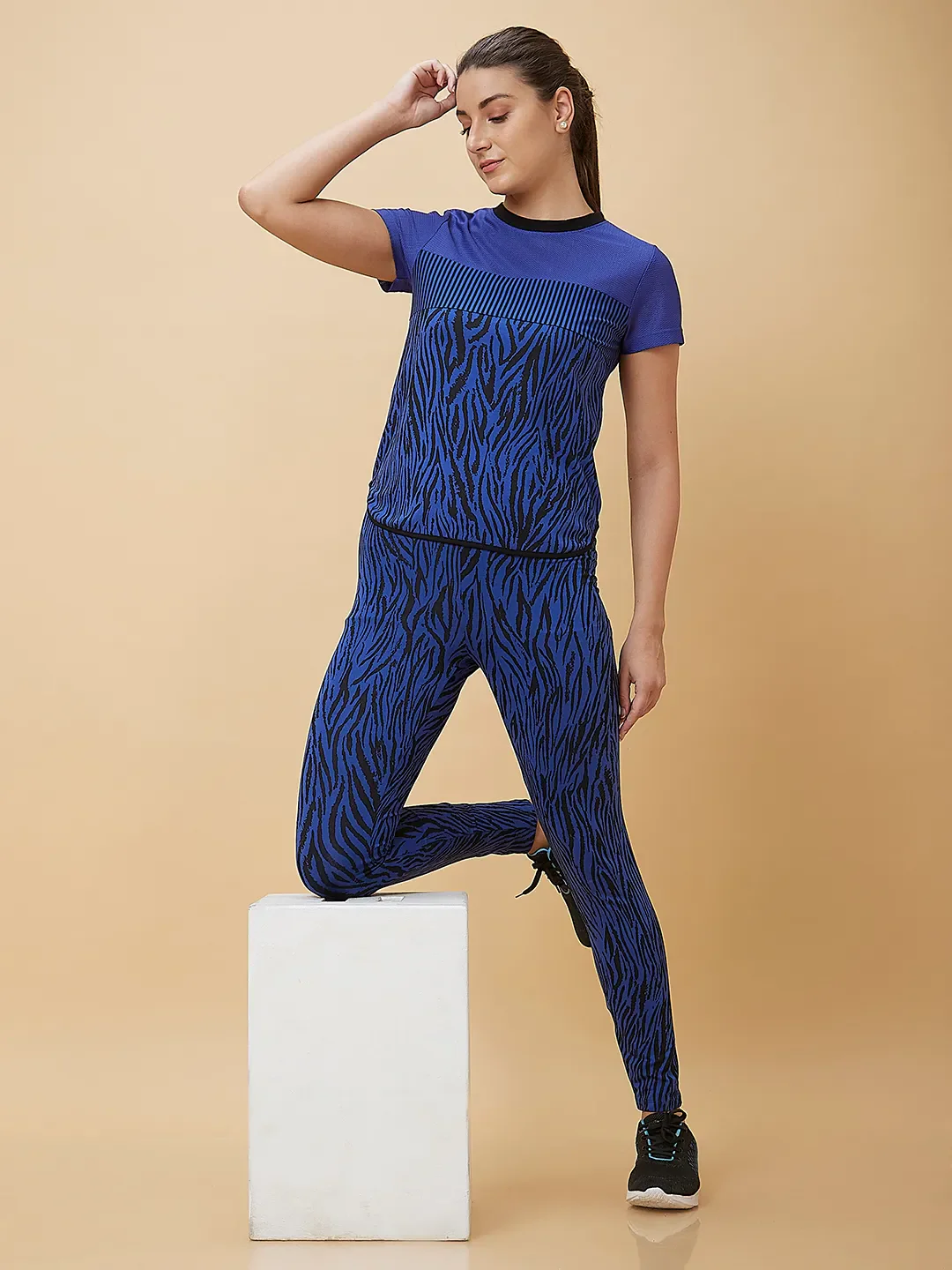 Cobalt Short Sleeve Women's T-Shirt By Being Human Clothing - Image 6