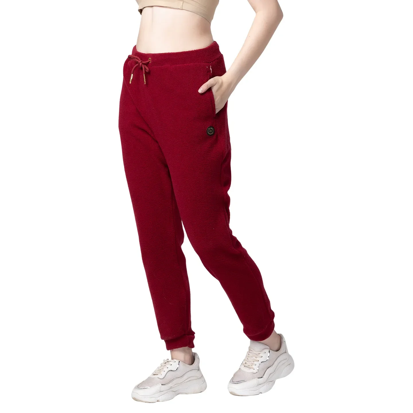 Wine Easy Fit Women's Track Pants By Being Human Clothing - Image 2
