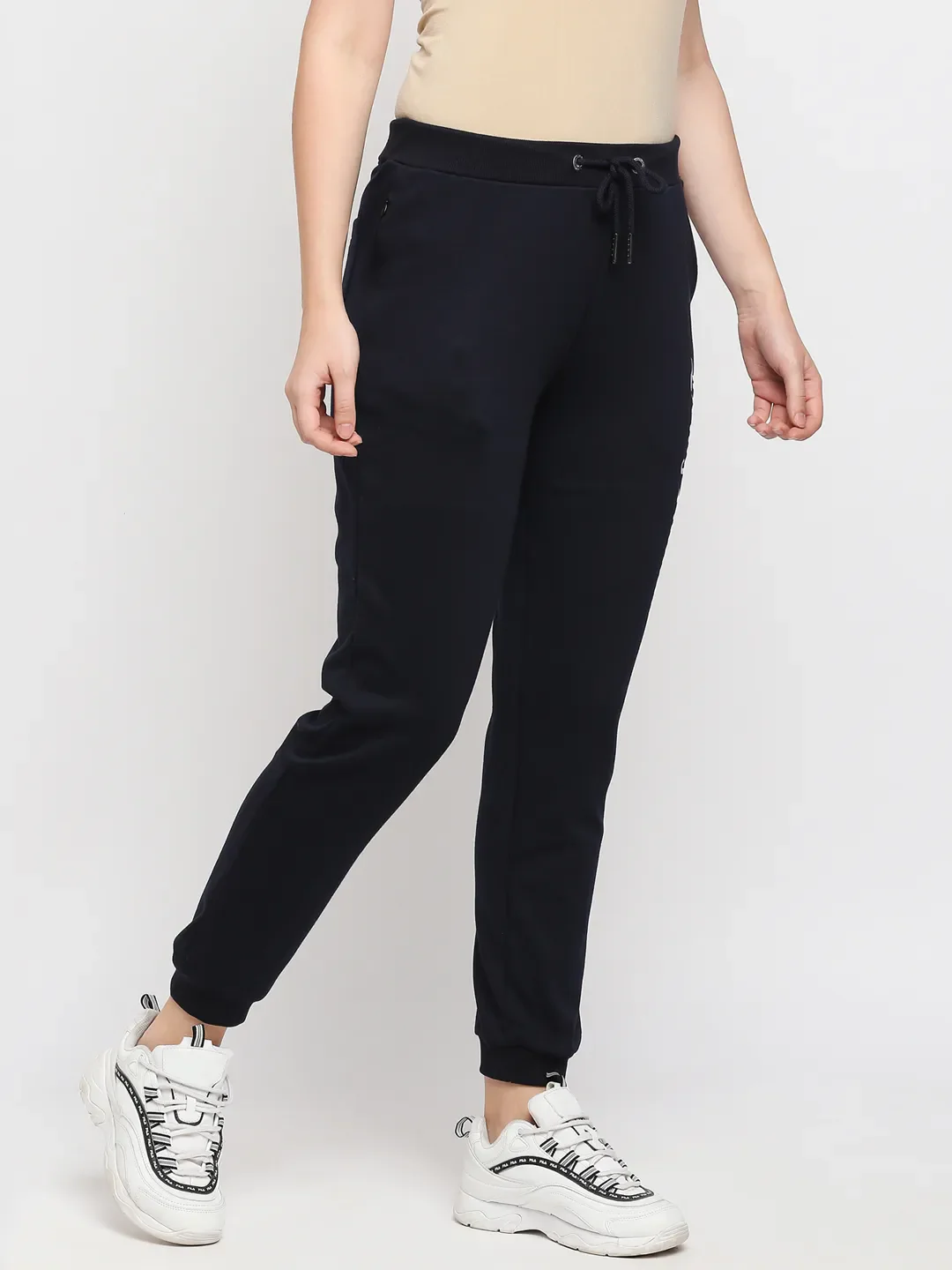 Navy Women's Track Pants By Being Human Clothing - Image 3