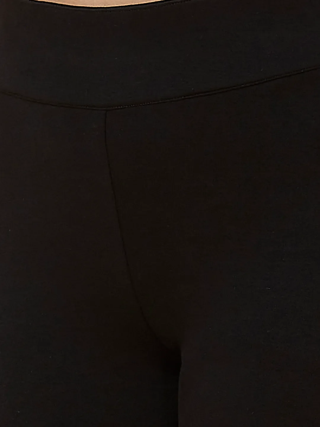 Black Slim Fit Women's Leggings By Being Human Clothing - Image 5