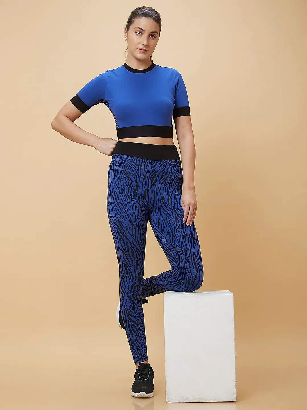 Black Slim Fit Women's Leggings By Being Human Clothing - Image 6