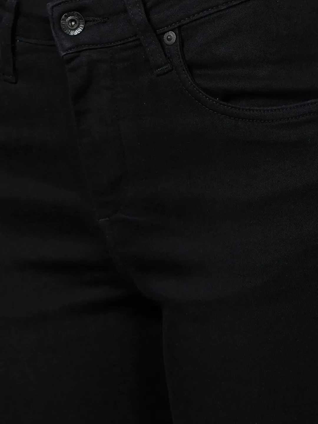 Black Mid Rise Super Skinny Fit Women's Denim By Being Human Clothing - Image 5