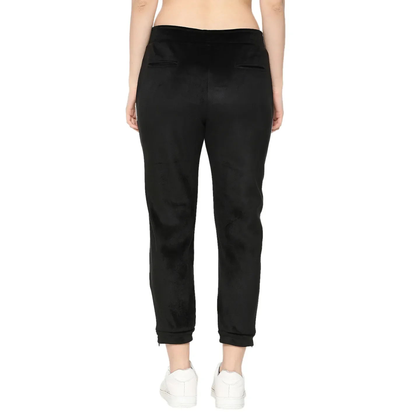 Black Regular Fit Women's Track Pants by Being Human Clothing - Image 4