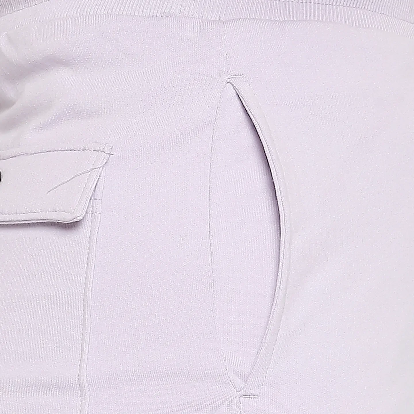 Purple Mid Rise Regular Fit Cotton Women's Track Pants by Being Human Clothing - Image 5