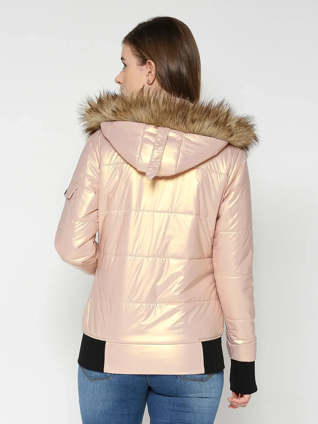 Yellow Semi Fit  Long Sleeves Women's Jacket by Being Human Clothing - Image 4