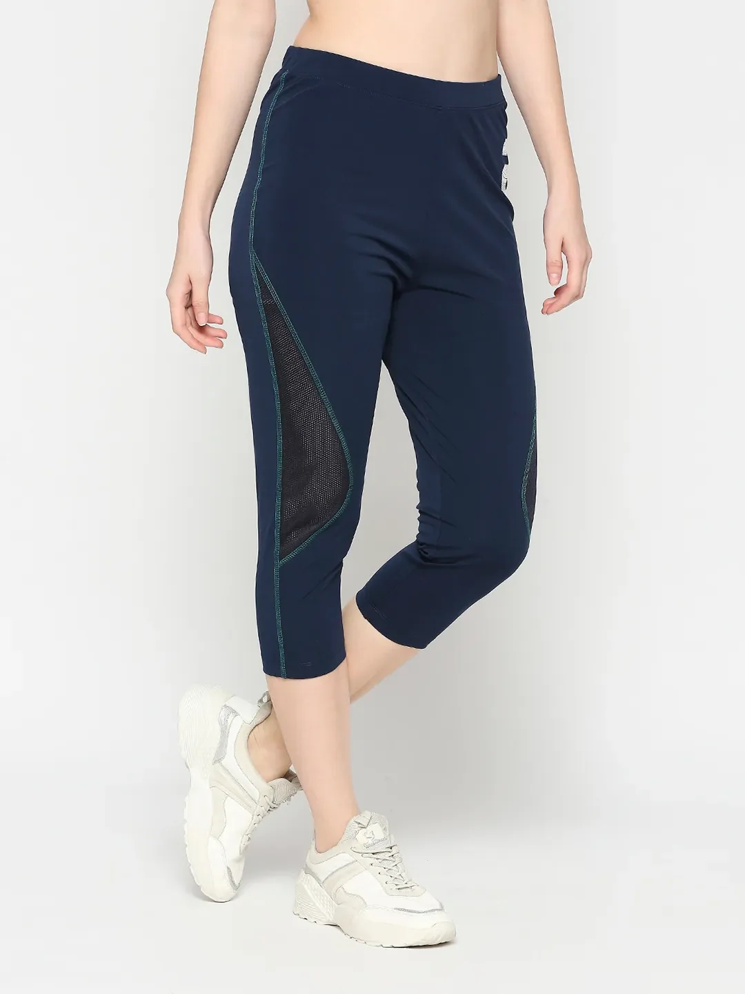 Blue Women's Leggings by Being Human Clothing - Image 3