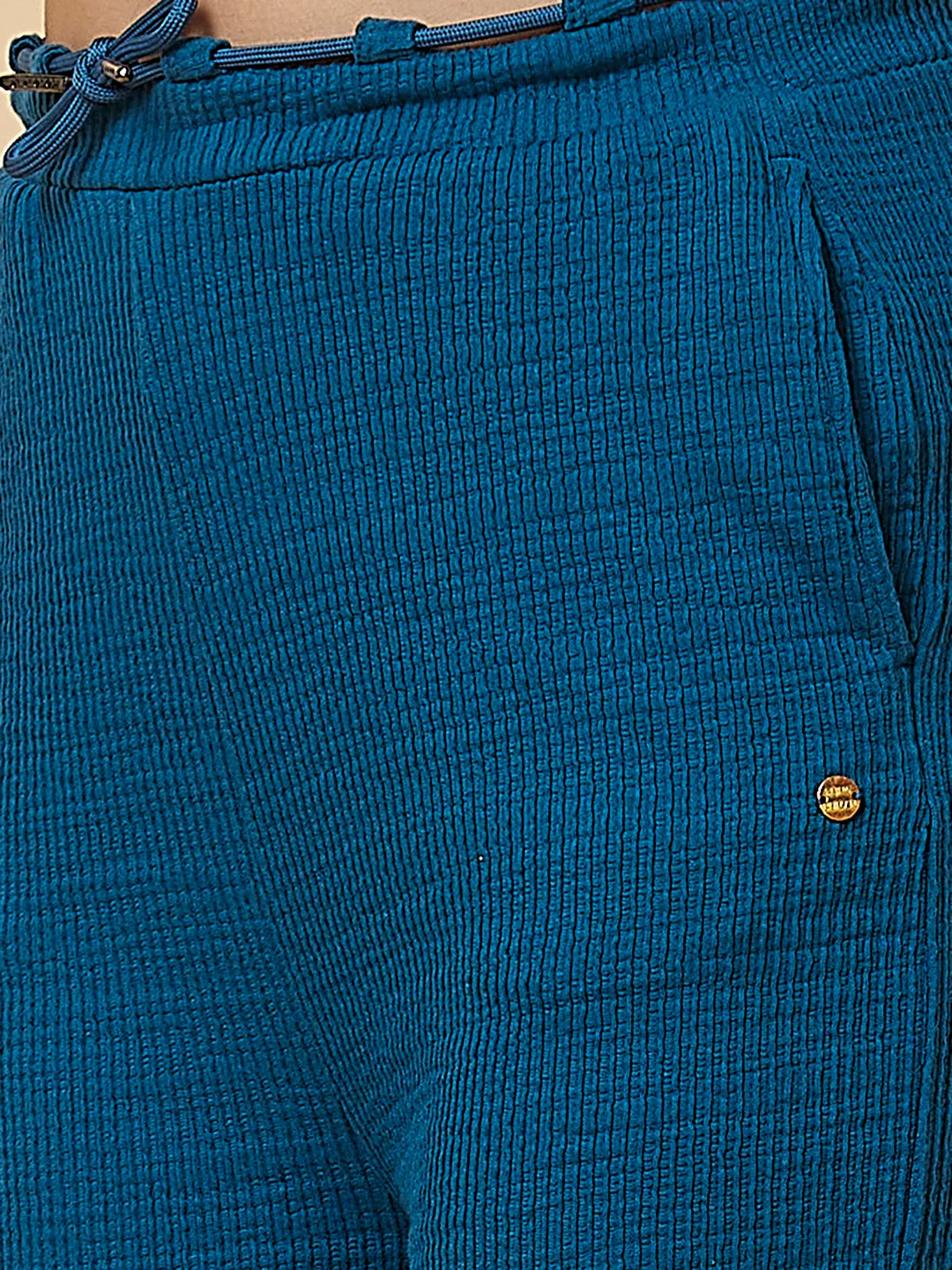 Blue Coral Wide Leg Fit Women's Trousers By Being Human Clothing - Image 5