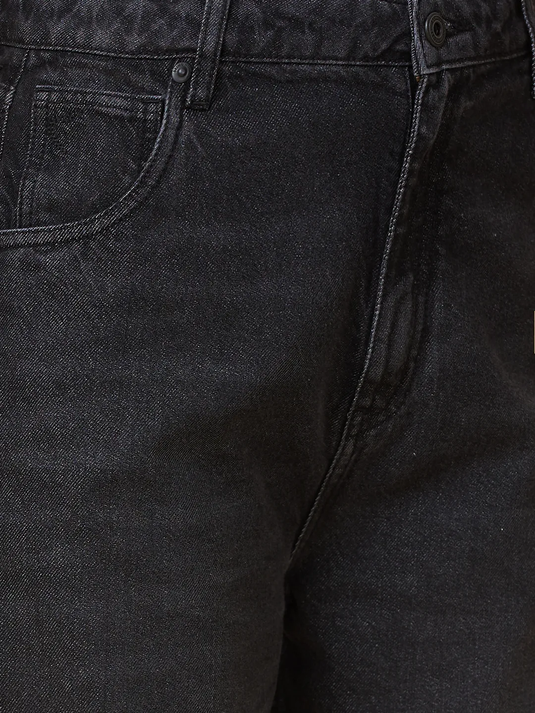 Black Wide Leg Corgo Fit Women's Denim By Being Human Clothing - Image 5
