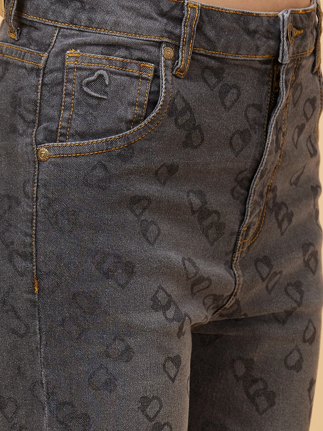 Charcoal Slim Straight Fit Women's Denim By Being Human Clothing - Image 5