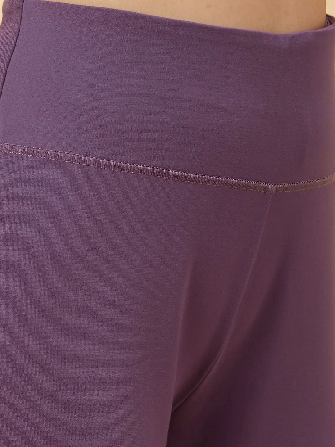 Deep Mauve Skinny Fit Women's Viscose Leggings By Being Human Clothing - Image 5