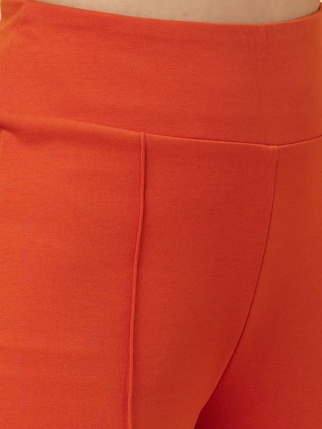 Orange Bootcut Fit Women's Leggings By Being Human Clothing - Image 5