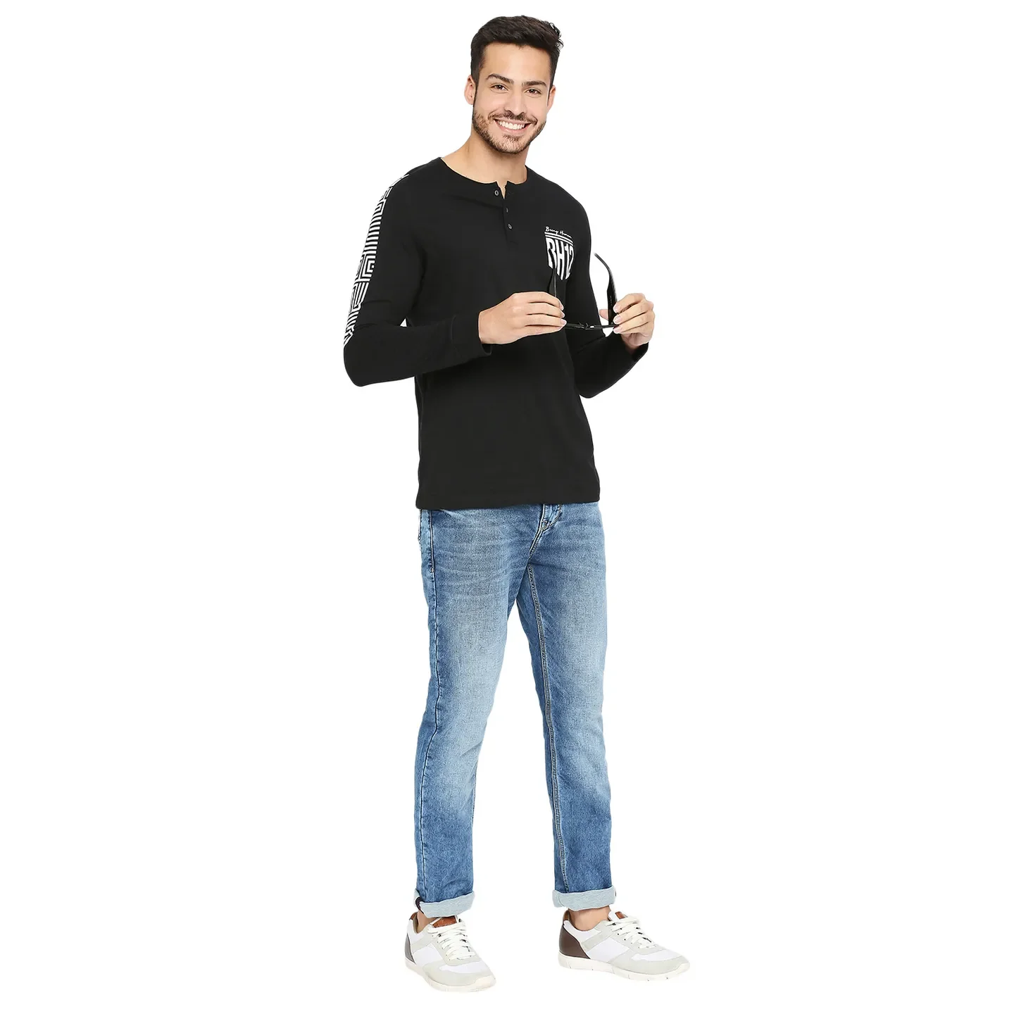 Black Slim Flare Women's Track Pants by Being Human Clothing - Image 6